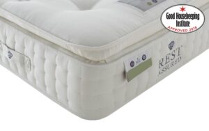 Rest Assured Knowlton 2000 Pocket Latex Pillow Top Mattress, King Size