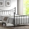 Time Living Alderley Metal Bed Frame, Small Double, Ivory