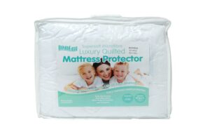 Dreameasy Luxury Quilted Microfibre Mattress Protector, Superking