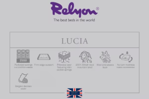 Relyon Lucia 2500 Pillow Top Mattress