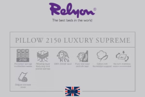 Relyon Natural Luxury Supreme 2150 Pillow Top Mattress